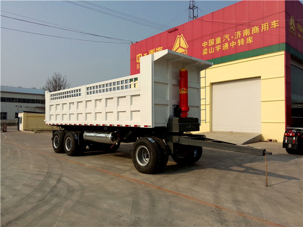 全掛后翻自卸半掛車(chē)