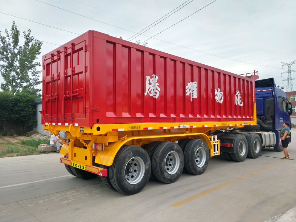 平板自卸半掛車(chē)