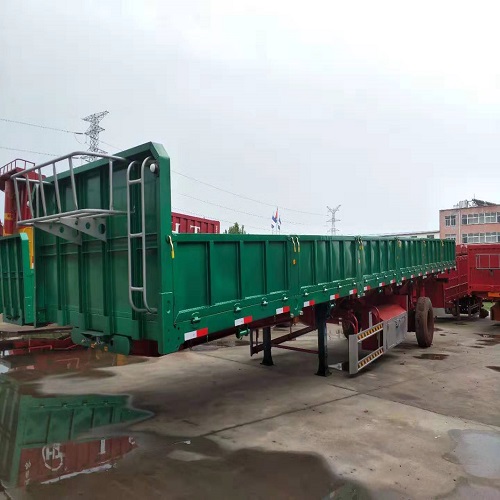 側(cè)翻自卸半掛車價格